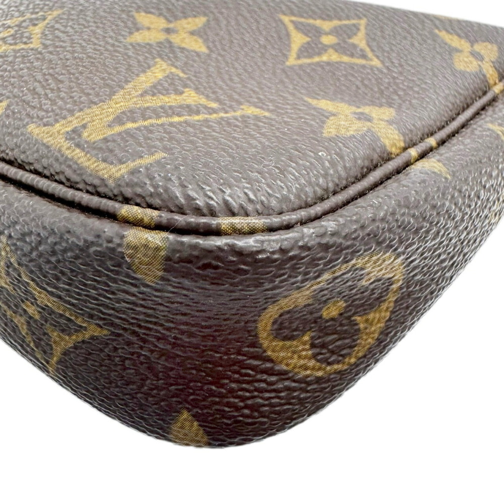 LOUIS VUITTON Authentic Brown Monogram Pochette Pouch - Picture 5 of 15